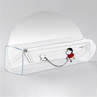 Wholesale Prices Pencil Case Stationery Box Large Capacity Transparent Japanese Stationery Bag Penci
