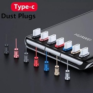 1 set anti dust debu Penutup Port USB type C dan earphone jack 3.5mm