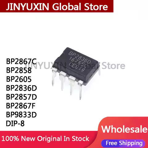 10Pcs BP2867C BP2858 BP2605 BP2836D BP2857D BP2867F BP9833D DIP-8 IC IN Stock Wholesale