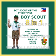 ( 8 in 1 )BOY SCOUT SET | BOY SCOUT UNIFORM | SCOUTING | SCOUTS | BSP BY VEJ COLLECTIONPH