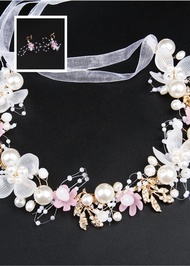 Princess Crown Pearl Headband