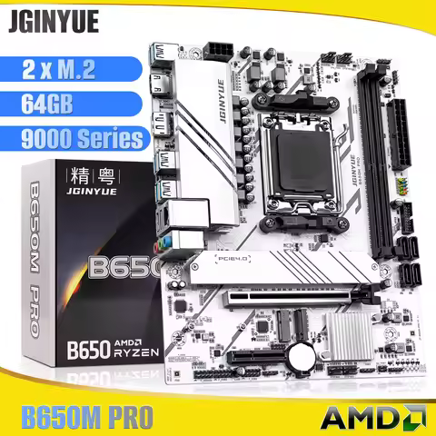 B650M PRO AMD AM5 Motherboard Support R5 R7 7000 8000 9000 Series M.2 NVME WIFI Dual channel ddr5 ex