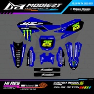 YZ 250 fx CUSTOM STICKER DECAL Design