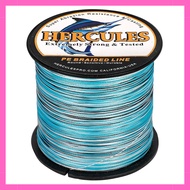 Hercules PE Line Fishing Line 4-Braid 15 Colors Fishing Line Long Distance PE X4 Line Strong Backbon