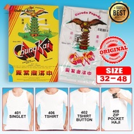 MU BAJU PAGODA T-SHIRT 406#/PAGODA T-SHIRT BUTTON 402#/PAGODA SINGLET 401#/PAGODA ZIP POCKET HAJI 40