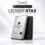 Ledger Stax Hardware Wallet | Penjual Semula Sah Ledger | Bluetooth 5.2 NFC USB-C Qi | Waranti 2 Tah