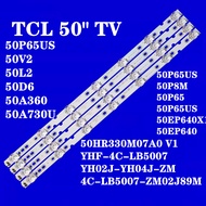 ...NEW 4PCS TCL 50" TV LED BACKLIGHT 50P65US 50V2 50L2 50D6 50A360 50A730U 50P8M 50P65 50EP640X1 50E
