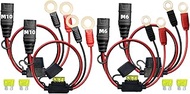 (2+2PK) Replaces for Noco Battery Charger Cable GC002 & GC008 X-Connect M6 (1/4in) & M10 (3/8in) XL 
