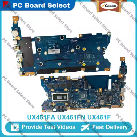 UX461FA Laptop Motherboard For ASUS ZenBook TP461FN UX461F UX461UA UX461UN Mainboard With I3 I5 I7 8