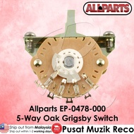 Allparts EP-0478-000 5-Way Oak Grigsby Guitar Selector Switch