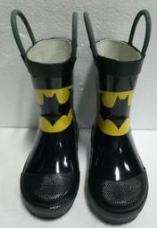 WESTERN CHIEF KIDS Batman 蝙蝠俠 兒童卡通圖案雨鞋 雨靴 14.6cm (黑)