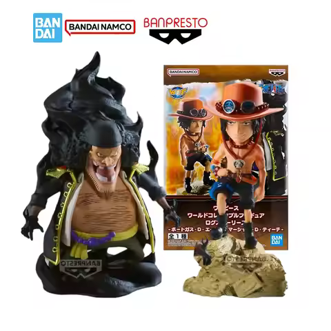 Bandai Banpresto One Piece Genuine Model Kit WCF Log Stories Portgas·D· Ace VS Marshall·D·Teach Acti