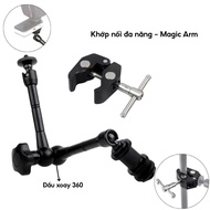 Magic Arm 11 Inch Universal Coupling and Crab Clamp Extends Up to 5.5cm