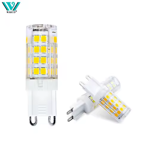 2-10pcs Brightest G9 LED Lamp AC220V 3W 7W 9W Ceramic SMD2835 LED Bulb Warm/Cool White Spotlight rep