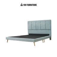 Divan Bed Frame - Single, Super Single, Queen &amp; King - Many Colours - Tiffany