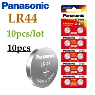10pcs Original Panasonic A76 LR44 AG13 357 SR1154 LR1154 SR44 LR 44 Alkaline Batteries For Calculato