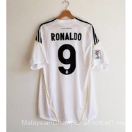 【Retro SSS+】REAL MADRID Home Football Shirt 2009 2010 Retro 9 #   Ronaldo 8 Brother SQXM