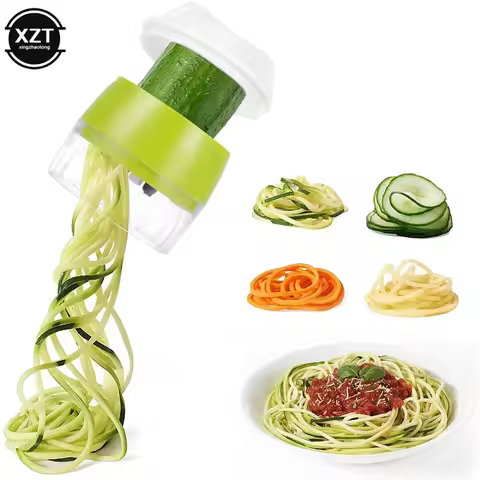 Handheld Duty Spiralizer Vegetable Slicer Vegetable Spiral Slicer Cutter Zucchini Pasta Noodle Spagh
