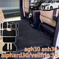 A set foot mat alphard 30 vellfire 30 agh30(2015-2023)anh30 car carpet alphard 30 car floor mat peda