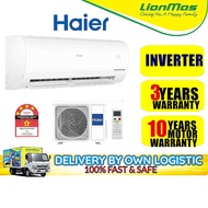 Haier 1HP R32 Inverter Air Conditioner  HS-10VPC03 Air cond - Penghawa Dingin