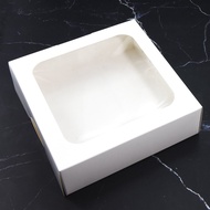 Bakery Box Low Shape White Size 1/2 Pound (Brand I do package)