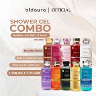 Bidaura Combo Sakeenah Advance (2 Botol) Mini 88ml | 15x Mandian | Aura 7 Bunga Body Wash Shower Gel
