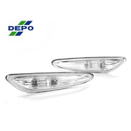 🔴ห้ามพลาด🔴 [ซ้าย] ไฟแก้ม ไฟเลี้ยวข้าง ไฟแก้มข้าง BMW E46 ตายก 2002 2003 2004 2005 ยี่ห้อ DEPO    JR3