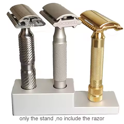 Dscosmetic Alloy Double Edge Safety Razor Standed Safety Razor Holder