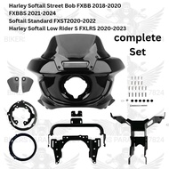 harley FXBB FXBBS FXST FXLRS windshield fairing ST complete set