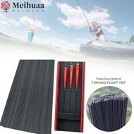 MEIHUAA 10pcs Fishing Float Drifting Feet, 60cm Drift Tail Floats Buoy Material,  Style Carbon 0.8mm