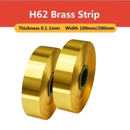 H62 Brass Strip Brass Skin Brass Coil Brass Sheet Thin Copper Sheet Brass Foil DIY Processing