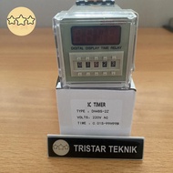 DH48S-2Z DH48S 2Z 220V 220VAC TIMER TWIN RELAY DH48 DELAY EQUIVALENT TO OMRON