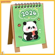 greensea|  Work and Study Planner 2024 Desk Calendar 2023-2024 Cute Animal Mini Desk Calendar Daily Schedule for Office and School