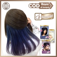 [Bisa COD] Miranda Premium Hair Color 3in1 Bleaching + Rose Purple + Blue Black Miranda Cat Rambut T