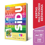 Sidu Rainbow Color Photocopy Paper (10Colors) 80gsm A4 -
