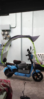 Canopy for Ebike Black, Roof for ebike and motor