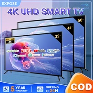 Smart TV 4K UHD Android TV  43 Inch TV LED Android 12.0 Wifi TV 32 Inch Murah Television Digital Television 50 Inch