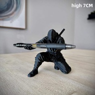 Knight Shaped Pen Holder Stand Medieval Organizer  Style Resin Desk Decor for Writers Gift Office Ho