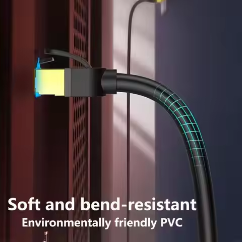 QXNF Ethernet Cable Efficient RJ45 Cat7 Networking Cable Ensuring Quick Data Transmission Across Var