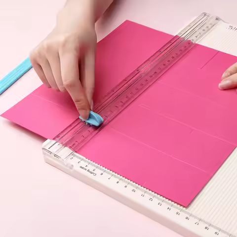 Multi-Purpose Trim and Score Board Paper Trimmer Craft Paper Cutter Folding Scorer for DIY Scrapbook