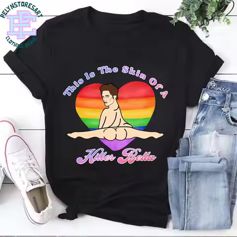 This Is The Skin of A Killer Bella Funny Shirt Twilight Meme Twilight Rainbow Fish Shirts Funny Grap