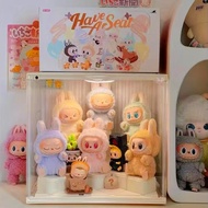 Clear Display Case Blind Box Popmart Labubu Figurines Storage with 20/24 Removeable Stackable Cubes