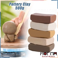 500g Colored Pottery Clay Air Dry Clay Non-Toxic Hardening Clay Children's DIY Handmade Pottery Cups