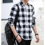 KEMEJA Men's Flannel Shirt - COOL BOY Flannel Shirt - Long Sleeve Flannel Shirt - Unisex Flannel Shi