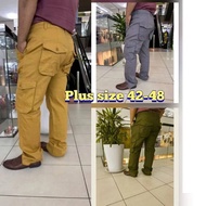JAMBOO CARGO PANTS PLUS SIZE XXXXXXL BIG SIZE CARGO PANTS 42 TO 48 DK CARGO PANTS BARU BESAR SELUAR 
