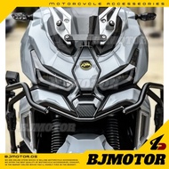 SYM Husky ADV150 Crash Bar Full Frame Hardened Black Steel Carbon Steel Full Husky 150 Crash Bar