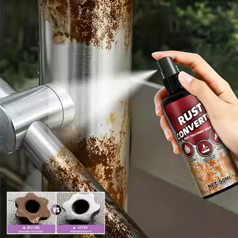 Rust Converter & Rust Remover Spray - Anti Rust Lubricant Iron Remover for Rim Cleaner Car Detailing