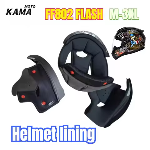 For LS2 FF802 FLASH Motorcycle Helmet Lining FF800 STORM Helmet Lined Original Helmet Replacement Pa