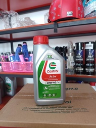 น้ำมันเครื่องCastrol Activ 4T 20W-40 ขนาด 0.8L น้ำมันเครื่องสำหรับรถจักรยานยนต์ 4 จังหวะ