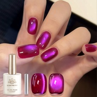 BORN PRETTY Dragon Fruit Red Cat Magnetic Gel Polish Red Purple Color Summer Fruit UV Gel Nail Varni